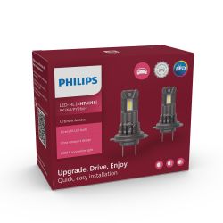 2x LED-Lampen H7 und H18 Philips Ultinon Access U2500 - 11972U2500C2 - 16W 12V 1600Lms