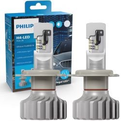 2x Bombillas H4 Bi-LED Aprobadas* Pro6000 Ultinon Philips 11342U6000X2 5800K +230% - 12V 18W