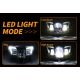 Phare à LED Kawasaki KMX KLX KLR KLE ZZR KDX / SUZUKI RMZ DRZ - canbus 48W avec bulle - XENLED - 4800Lms