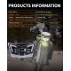 Phare à LED Kawasaki KMX KLX KLR KLE ZZR KDX / SUZUKI RMZ DRZ - canbus 48W avec bulle - XENLED - 4800Lms