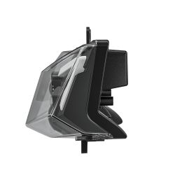 Phare à LED Kawasaki KMX KLX KLR KLE ZZR KDX / SUZUKI RMZ DRZ - canbus 48W avec bulle - XENLED - 4800Lms