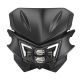 Phare à LED Kawasaki KMX KLX KLR KLE ZZR KDX / SUZUKI RMZ DRZ - canbus 48W avec bulle - XENLED - 4800Lms
