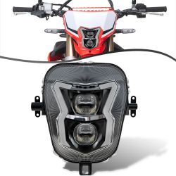 Honda CRF 450 L / CRF 450 XR LED-Scheinwerfer – 60 W Canbus mit Blase – XENLED – 3700 lm