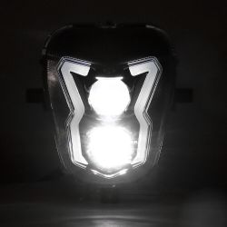 Honda CRF 450 L / CRF 450 XR LED headlight - 60W canbus with bubble - XENLED - 3700Lms