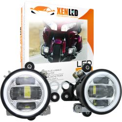 Kit luces LED adicionales + Halo2 - Honda GL 1800 Goldwing 2012-2017 - 6500K - 54W - Homologado - CROMADO