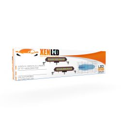 2x barre LED XENLED - FREEZE 8.2" - 2x40W - Approvate R149 e R10 - 3680Lms OSRAM LED - 5700K - 10-32V - 201mm