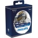 Pack 2 philips light bulbs h4 racingvision 150% h4 12342rvs2