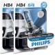 Imballare 2 HB4 9006 Philips lampadine WhiteVision 55w + 60%