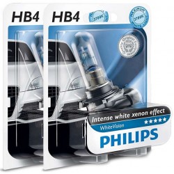 Pack 2 HB4 9006 philips light bulbs WhiteVision 55w - 60%