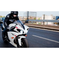 Bulb H7 headlight motorbike motorcycle blue vision philips 12972bvubw