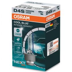 1x D4S OSRAM XENARC Cool Blue INTENSE (Next Gen), HID Xenon discharge lamp, 66440CBN, extra white light, 42V, 35W