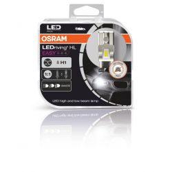 2x OSRAM LEDriving EASY H1 LED bulbs - 12V 9W 64150DWESY-HCB - P14.5s