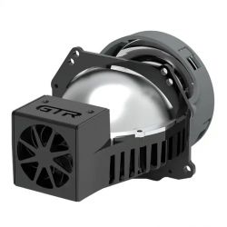 2x Projecteurs Lentille  Bi-LED 55W GTR G40 Retrofit Universel - Bracket Hella - 9000 Lumens 5500K - 3" - Conversion LED