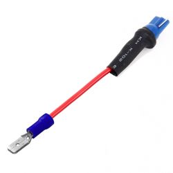 W5W T10 adapter terminal for motorcycle LED optics cable harness night light for 7 inch LED headlight