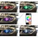 Packung mit 2 LED-Angel-Eyes-Lampen BMW 3er E90 ph1 RGB 20W – 2 Jahre Garantie