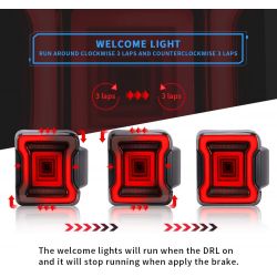 2x Pilotos traseros LED para WRANGLER JL de 2018 con intermitente secuencial - Derecha e izquierda
