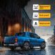 2x VW* AMAROK 2010-2021 LED-Rückleuchten mit sequentiellem Blinker – rechts und links