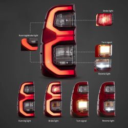2 luces traseras LED Toyota Hilux 2015 a 2020 - LED derecha e izquierda - Par