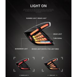 2x luces traseras LED Honda Civic de 2018 - Full LED derecha e izquierda - Par