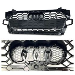 GRILLE Audi A4 B9 2020 - 2024 Look RS4 - QUATTRO Honeycomb - 8W0