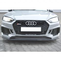 Audi RS5 KÜHLERGRILL Für A5 B9 2017 - 2020 Look RS5 Schwarz – QUATTRO Wabenstruktur