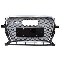 Audi RSQ5 GRILLE For Q5 B8.5 - 2013 to 2017 - Look SQ5 / RSQ5 Gray - Honeycomb