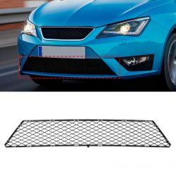 Seat Ibiza 6J Look FR bumper grille from 2013 to 2017 - Black + Honeycomb Chrome - Replaces 6J0853667F