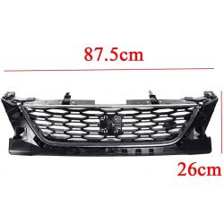 GRILLE Seat Leon 5F Look FR from 2012 to 2017 - Black + Chrome Honeycomb - Replaces 5F0853654D