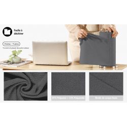 Fantasticlean 75 Microfiber Cleaning Cloths - 75 Pcs / Roll, Tearable Microfiber Cloths - Brown - 1 roll