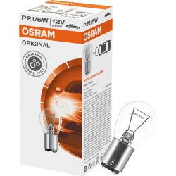 Box of 10 P21/5W Osram 12V 21/5W bulbs - Halogen BAY15d 7528 / 525.129