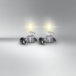 2x LED-Glühbirnen H4 / R2 OSRAM LEDriving HL Vintage - 64193DWVNT-2MB 14/14W P43t +260% H4/H19 - Metallkasten