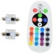 Pack 2 6 LED RGB bulbs - C10W controlled by remote control