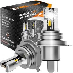 2x bombillas H4 Bi-LED Serie Profil 2500/2200Lms reales 25W CANBUS - XENLED - coche moto - ratio 1:1 - plug&play