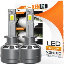 Pack 2 LED-Lampen 50w h1 xl7s - real 8000lms - 9-32V