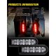 Feux arrière LED pour Harley Davidson Street Glide Road Glide 2014-2022 Latéraux - La paire