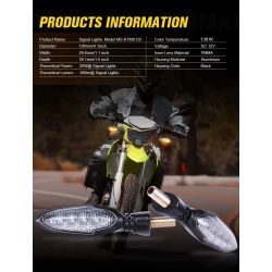 Paire Clignotants LED pour KTM EXC XCW 125 200 250 Duke 390 690 - plug&play