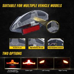 Feu Arrière LED compatible BMW F800R (2009-2016) - R1200GS Adv K25 (2006-2013) - Homologué ECE E24