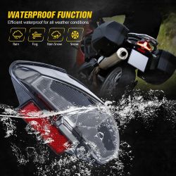 Feu Arrière LED compatible BMW F800R (2009-2016) - R1200GS Adv K25 (2006-2013) - Homologué ECE E24