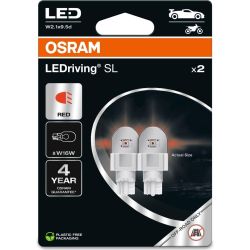2x LEDriving SL WR16W RØD 921DRP-02B 12V pærer