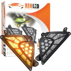 Kit de clignotants avant LED pour Kawasaki Ninja (2013–2023), ultra‑lumineux, étanche et durable, ER-6F Droite et Gauche