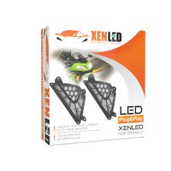 Kit de clignotants avant LED pour Kawasaki Ninja (2013–2023), ultra‑lumineux, étanche et durable, ER-6F Droite et Gauche