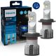 Kit LED Philips H7 homologué pour BMW R 1200 / R 1250 - 11972U60BX2 Ultinon BOOST pour phare E4 16103