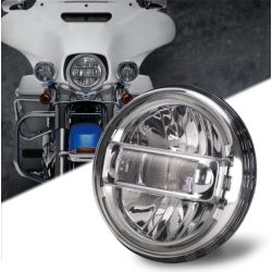 Phare 7″ LED « King Kong » - JEEP / HUMMER / 4x4 - 60W - 6000Lms Phare rond Full LED XENLED Homologué