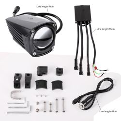 Feux Auxiliaires LED Moto XENLED 60W Avec Faisceau - Double Couleur avec Modes Stroboscopiques - Homologué E24
