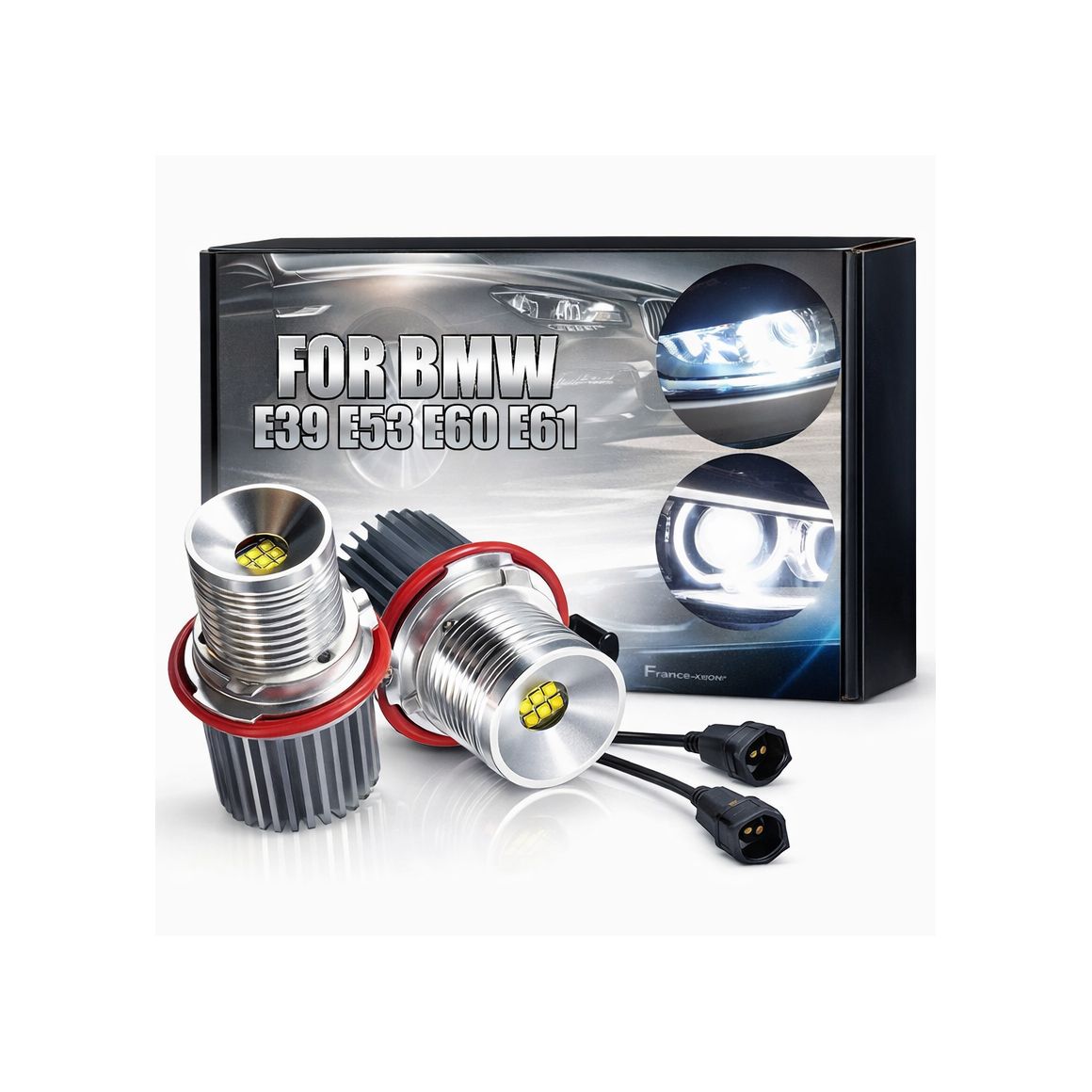 Pack Angel Eyes 40W BMW* E39 / E53 / E60 / E61 / E63 / E64 / E65 / E66 / E83 (07-) / E87 (04 - 07) - Garantie 2 ans