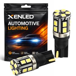 2 x AMPOULES W5W Canbus ULTRA XENLED - 900Lms - 15 LED Blanches XENLED 12V T10