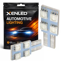 AMPOULE 4 LED SMD ONESIDE Rouge - T10 W5W - LED de signalisation - 12V