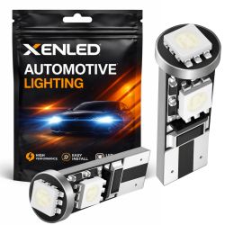 AMPOULE 3 LEDS SMD CANBUS ORANGE - T10 W5W - LED clignotant