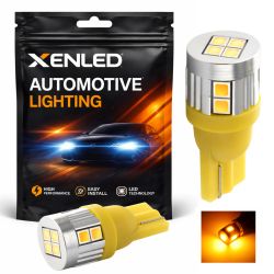 6 LED-SG-Glühbirne – W5W – Orange – T10 – LED-Blinklicht – Hochleistungs-12-V-Blitz