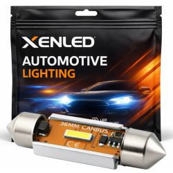 1x LED-shuttlelamp XENLED CANBUS 5500K 550Lms 12V C5W - C7W